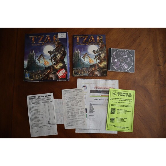 TZAR The Burden of the Crown 1999 PC Big Box Game 1999 Talonsoft